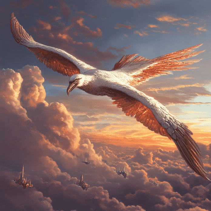 Illustration of Albatross, a mythical realm inspired by Albatross, central to folklore.