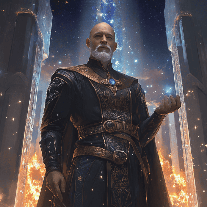 Illustration of Brian Armstrong, a mythical realm inspired by Brian Armstrong, central to folklore