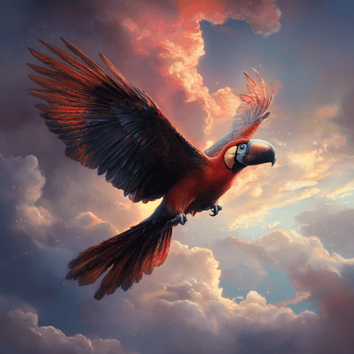 Illustration of Toucan, a mythical realm inspired by Toucan, central to folklore.