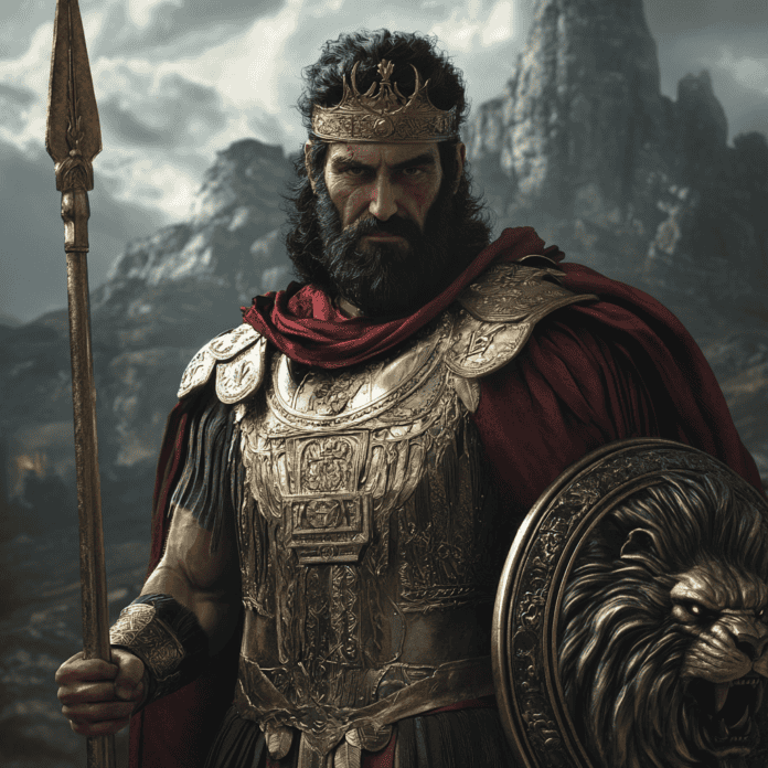 Illustration of Hannibal Barca, a mythical realm inspired by Hannibal Barca, central to folklore