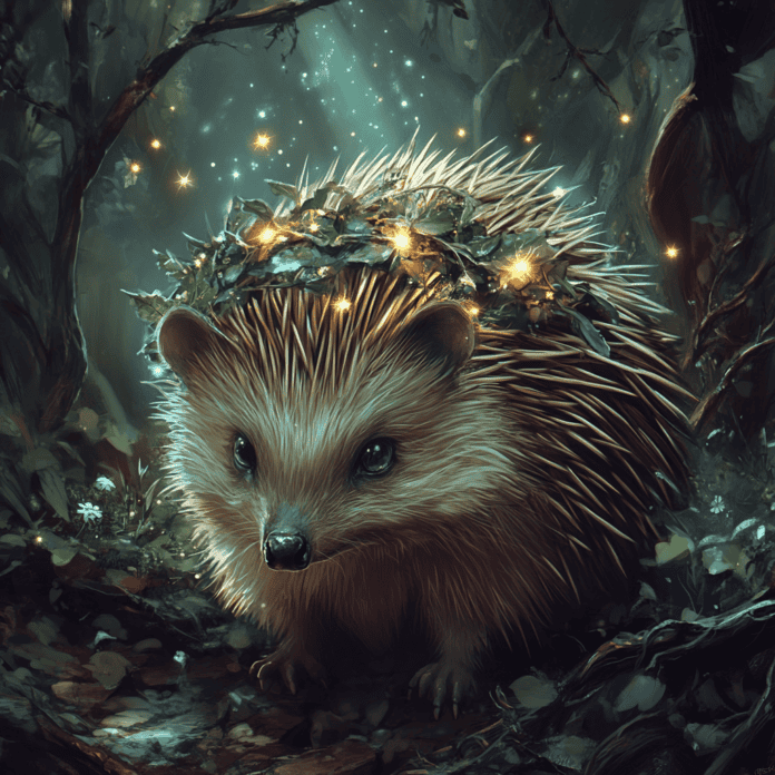 Illustration of Hedgehog, a mythical realm inspired by Hedgehog, central to folklore