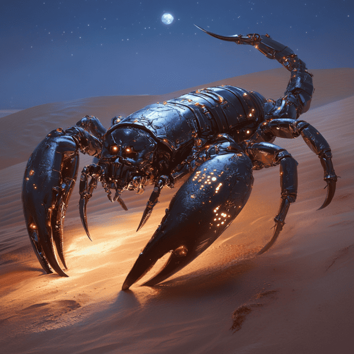 Illustration of Scorpion, a mythical realm inspired by Scorpion, central to folklore.