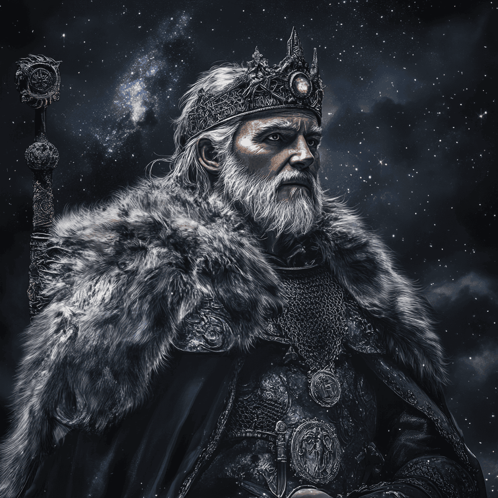 William the Conqueror Illustration of William the Conqueror, a mythical realm inspired by William the Conqueror, central to folklore