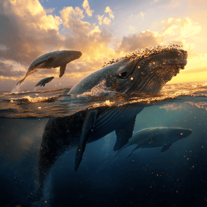 Illustration of Whale Watching in Baja California, a mythical realm inspired by Whale Watching in Baja California, central to folklore.